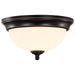 Myhouse Lighting Nuvo Lighting - 62-1557 - LED Flush Mount - Mahogany Bronze
