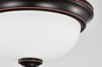 Myhouse Lighting Nuvo Lighting - 62-1557 - LED Flush Mount - Mahogany Bronze