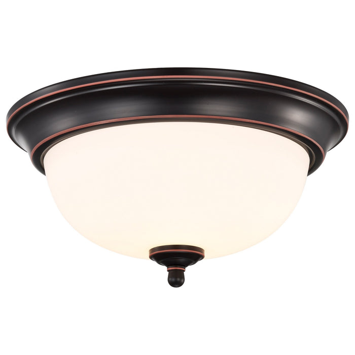 Myhouse Lighting Nuvo Lighting - 62-1558 - LED Flush Mount - Mahogany Bronze