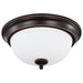 Myhouse Lighting Nuvo Lighting - 62-1558 - LED Flush Mount - Mahogany Bronze