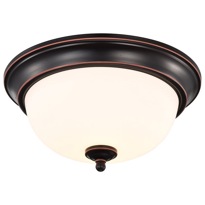 Myhouse Lighting Nuvo Lighting - 62-1558 - LED Flush Mount - Mahogany Bronze