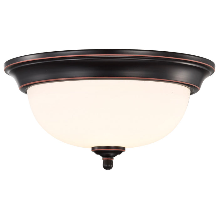 Myhouse Lighting Nuvo Lighting - 62-1558 - LED Flush Mount - Mahogany Bronze