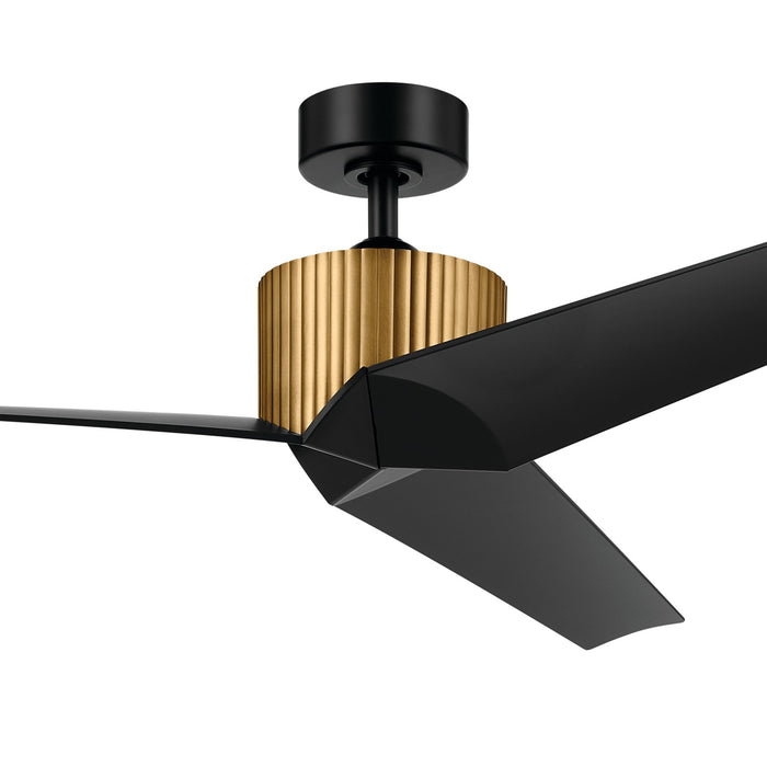 Myhouse Lighting Kichler - 330130NBR - 56"Ceiling Fan - Almere - Natural Brass