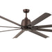 Myhouse Lighting Kichler - 310285SNB - 84"Ceiling Fan - Breda - Satin Natural Bronze