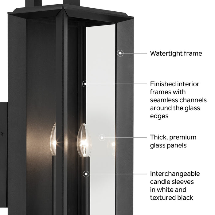 Myhouse Lighting Kichler - 59133BKT - Two Light Outdoor Wall Mount - Kroft - Textured Black