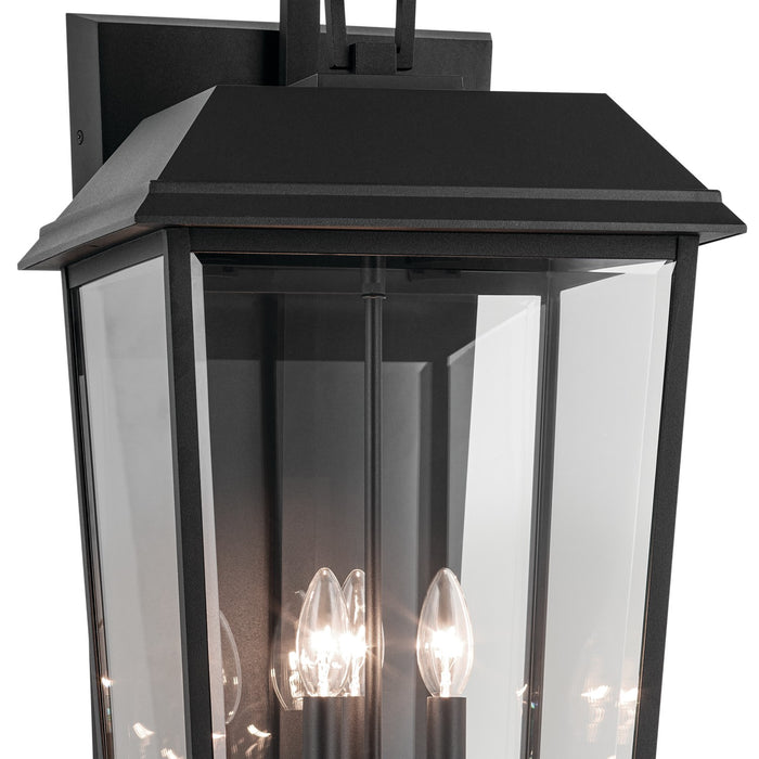 Myhouse Lighting Kichler - 59121BKT - Three Light Outdoor Wall Mount - Mathus - Textured Black