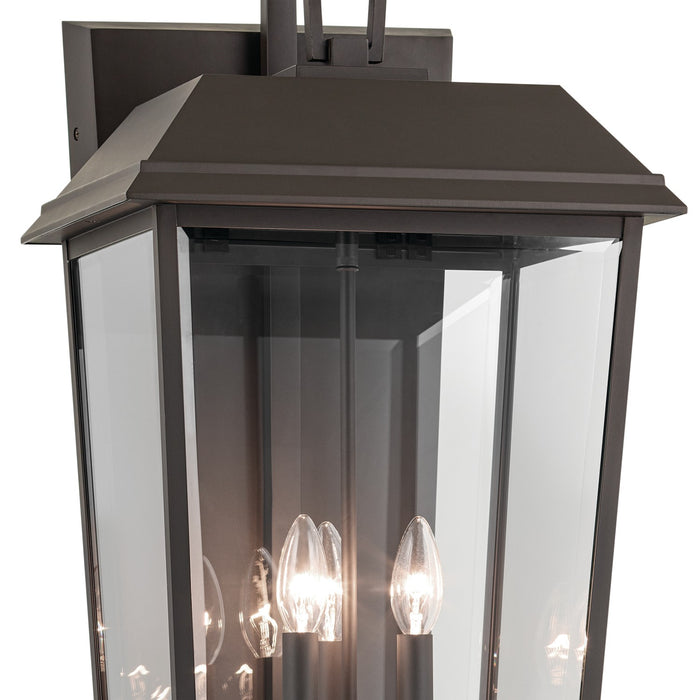 Myhouse Lighting Kichler - 59121OZ - Three Light Outdoor Wall Mount - Mathus - Olde Bronze