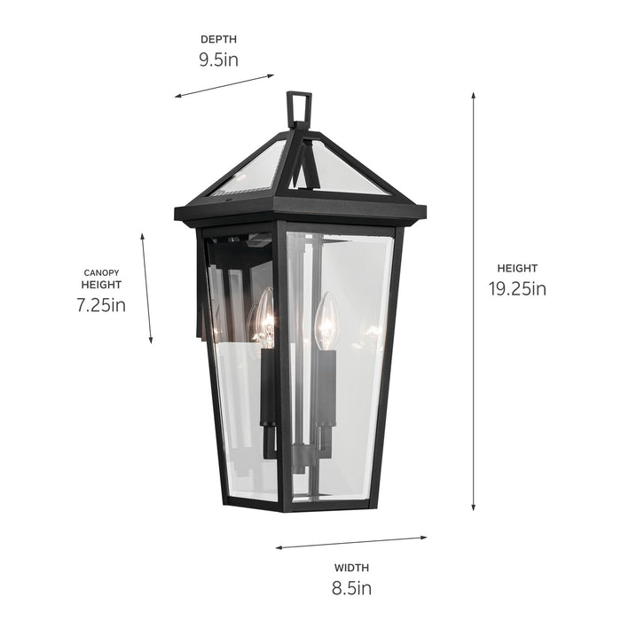 Myhouse Lighting Kichler - 59126BKT - Two Light Outdoor Wall Mount - Regence - Textured Black