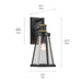 Myhouse Lighting Kichler - 59147BKT - One Light Outdoor Wall Mount - Talman - Textured Black