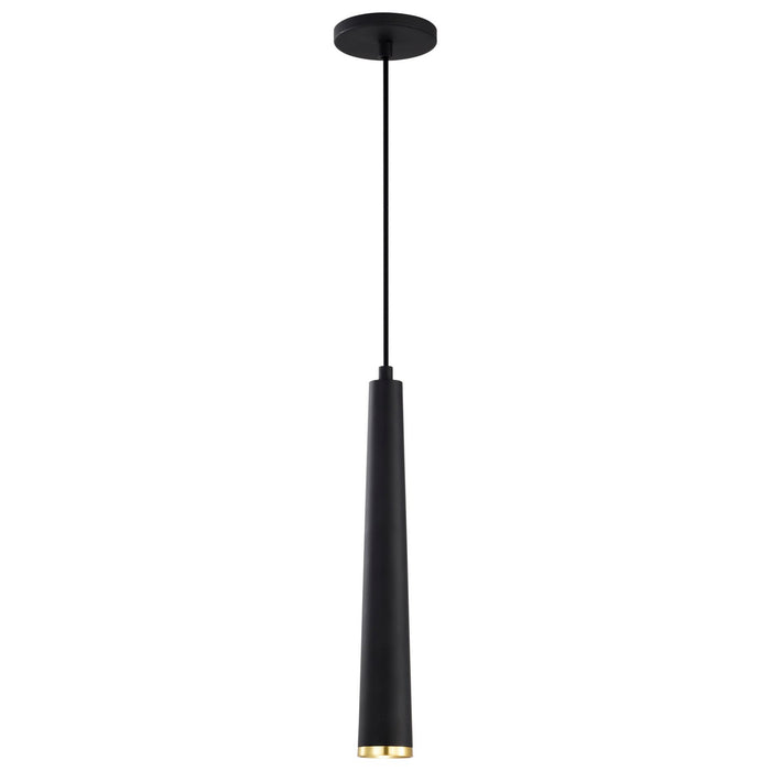 Myhouse Lighting Nuvo Lighting - 62-828 - LED Pendant - Melrose - Matte Black / Brushed Brass