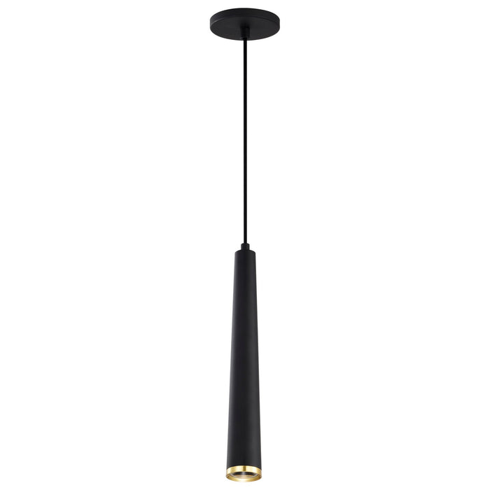 Myhouse Lighting Nuvo Lighting - 62-828 - LED Pendant - Melrose - Matte Black / Brushed Brass