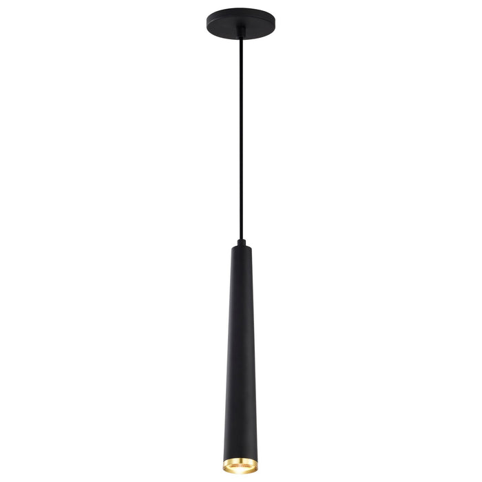 Myhouse Lighting Nuvo Lighting - 62-828 - LED Pendant - Melrose - Matte Black / Brushed Brass