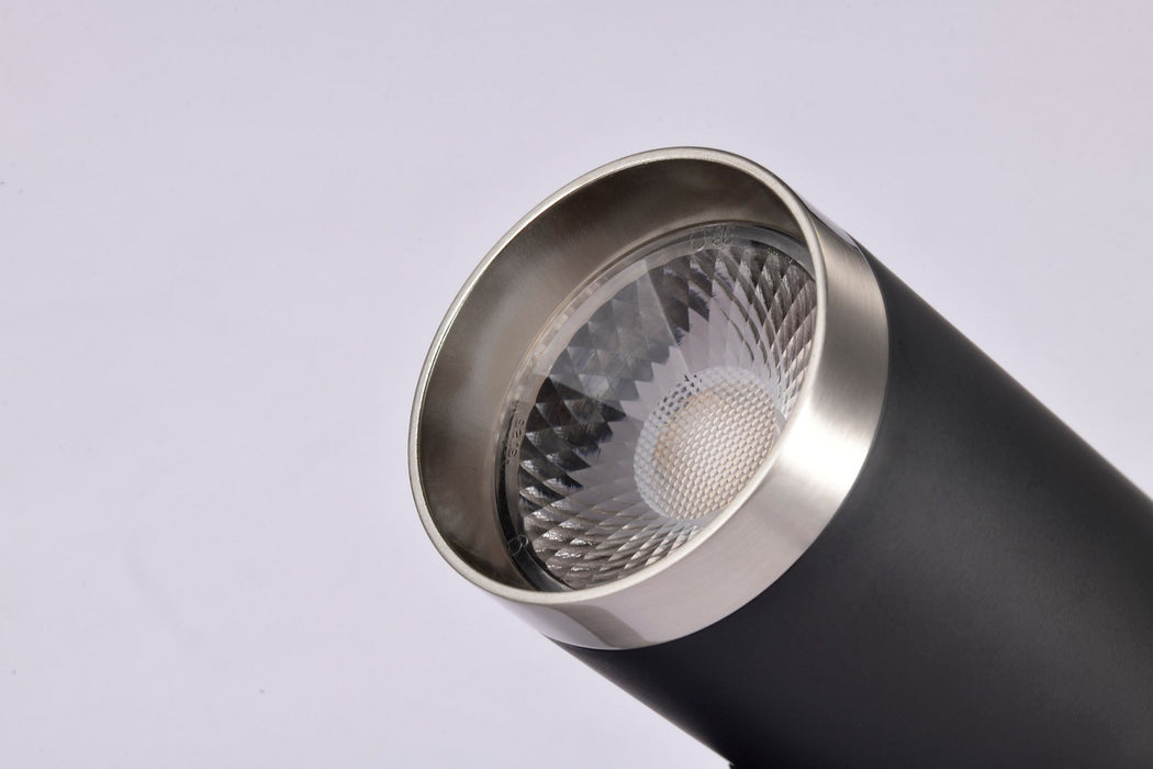 Myhouse Lighting Nuvo Lighting - TH638 - LED Track Head - Matte Black / Brushed Nickel