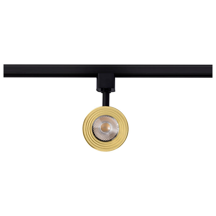 Myhouse Lighting Nuvo Lighting - TH643 - LED Track Head - Matte Black / Brushed Brass