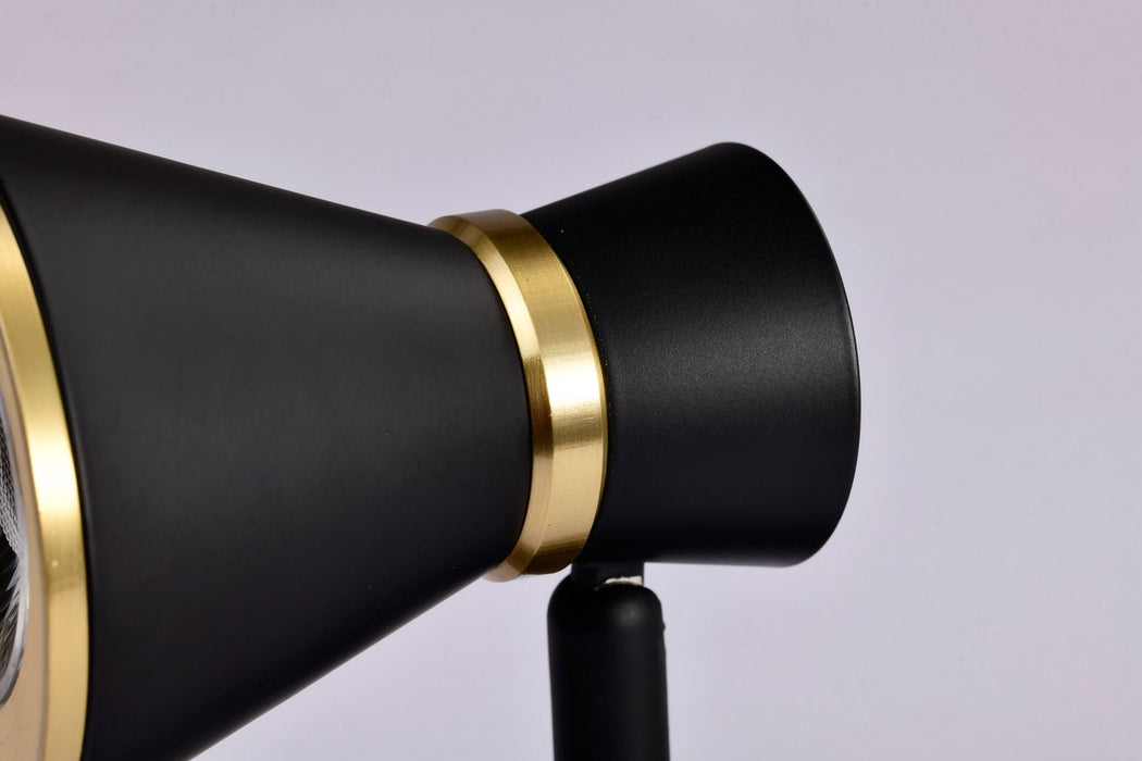 Myhouse Lighting Nuvo Lighting - TH643 - LED Track Head - Matte Black / Brushed Brass
