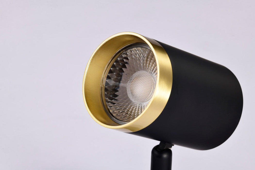 Myhouse Lighting Nuvo Lighting - TH647 - LED Track Head - Matte Black / Brushed Brass