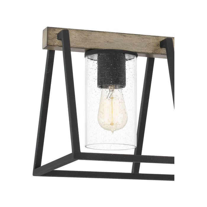 Myhouse Lighting Quoizel - BRT5542GK - Five Light Linear Chandelier - Brockton - Grey Ash