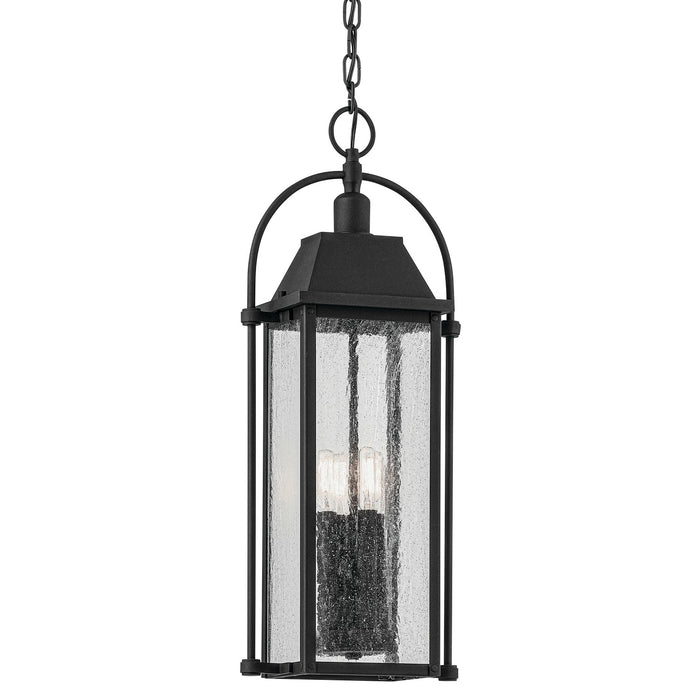 Myhouse Lighting Kichler - 49718BKT - Four Light Outdoor Pendant - Harbor Row - Textured Black