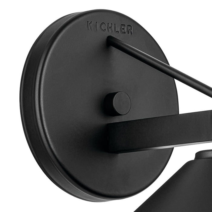 Myhouse Lighting Kichler - 49059BK - One Light Outdoor Wall Mount - Ripley - Black