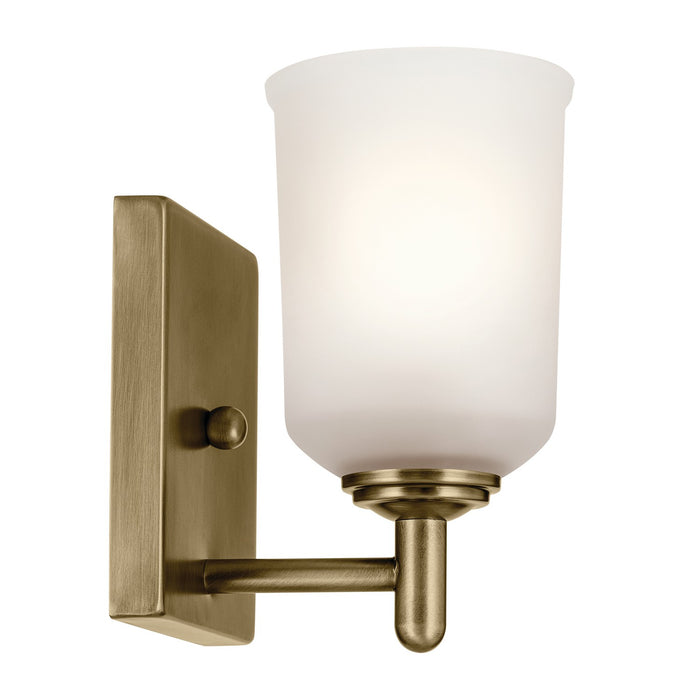 Myhouse Lighting Kichler - 45572NBR - One Light Wall Sconce - Shailene - Natural Brass