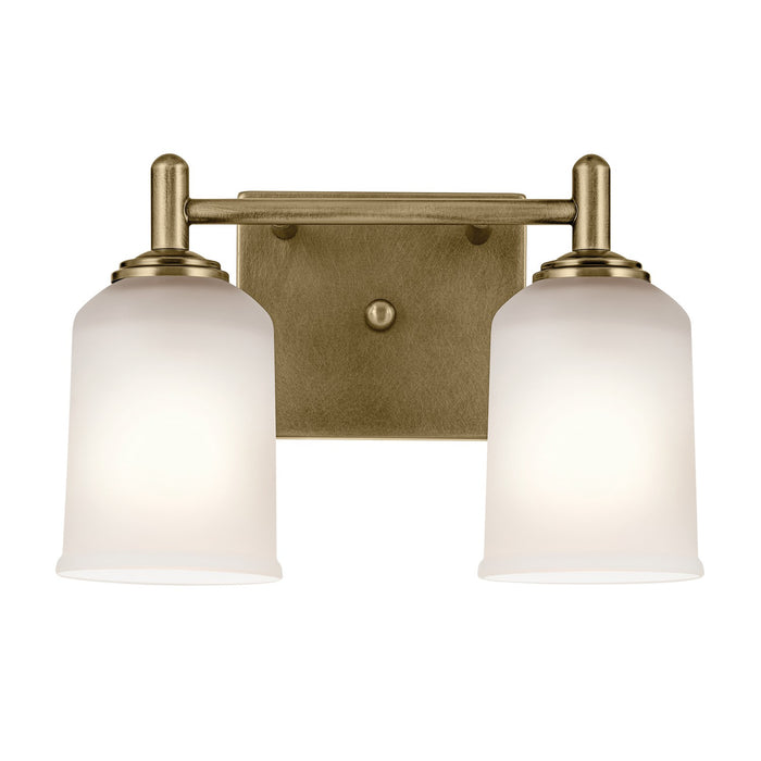 Myhouse Lighting Kichler - 45573NBR - Two Light Bath - Shailene - Natural Brass