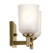Myhouse Lighting Kichler - 45573NBR - Two Light Bath - Shailene - Natural Brass