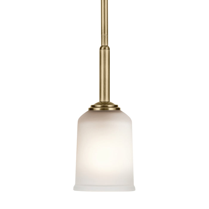 Myhouse Lighting Kichler - 43674NBR - One Light Mini Pendant - Shailene - Natural Brass