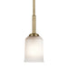 Myhouse Lighting Kichler - 43674NBR - One Light Mini Pendant - Shailene - Natural Brass