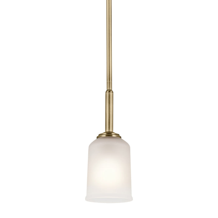 Myhouse Lighting Kichler - 43674NBR - One Light Mini Pendant - Shailene - Natural Brass