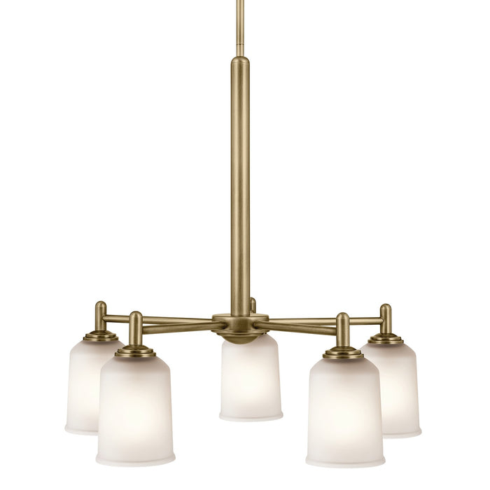 Myhouse Lighting Kichler - 43671NBR - Five Light Chandelier - Shailene - Natural Brass