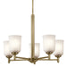 Myhouse Lighting Kichler - 43671NBR - Five Light Chandelier - Shailene - Natural Brass