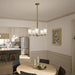 Myhouse Lighting Kichler - 43671NBR - Five Light Chandelier - Shailene - Natural Brass