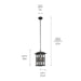 Myhouse Lighting Kichler - 49833BKT - One Light Outdoor Pendant - Beacon Square - Textured Black