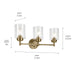 Myhouse Lighting Kichler - 45886NBR - Three Light Bath - Winslow - Natural Brass