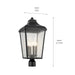 Myhouse Lighting Kichler - 49739BKT - Four Light Outdoor Post Mount - Forestdale - Textured Black