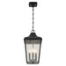 Myhouse Lighting Kichler - 49740BKT - Four Light Outdoor Pendant - Forestdale - Textured Black