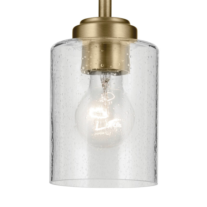 Myhouse Lighting Kichler - 44032NBR - One Light Mini Pendant - Winslow - Natural Brass