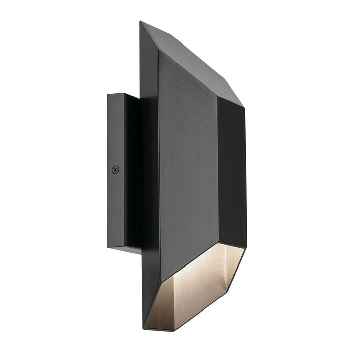 Myhouse Lighting Kichler - 49607BKLED - LED Outdoor Wall Mount - Estella - Black