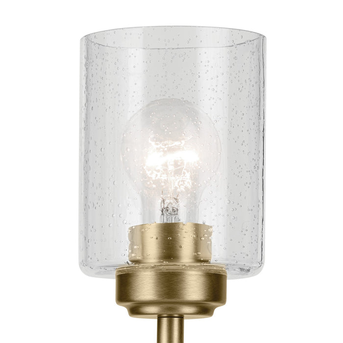 Myhouse Lighting Kichler - 44029NBR - Three Light Mini Chandelier - Winslow - Natural Brass