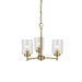 Myhouse Lighting Kichler - 44029NBR - Three Light Mini Chandelier - Winslow - Natural Brass