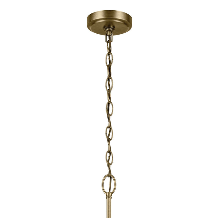 Myhouse Lighting Kichler - 44034NBR - Three Light Chandelier - Winslow - Natural Brass