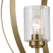 Myhouse Lighting Kichler - 44034NBR - Three Light Chandelier - Winslow - Natural Brass