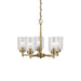 Myhouse Lighting Kichler - 44030NBR - Five Light Chandelier - Winslow - Natural Brass