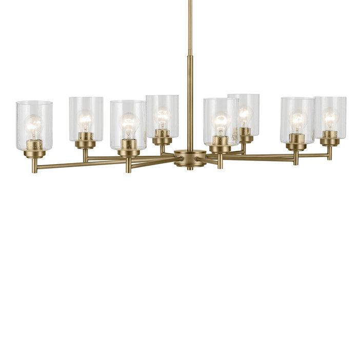 Myhouse Lighting Kichler - 44035NBR - Eight Light Chandelier - Winslow - Natural Brass