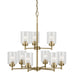 Myhouse Lighting Kichler - 44031NBR - Nine Light Chandelier - Winslow - Natural Brass