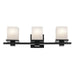 Myhouse Lighting Kichler - 45151BK - Three Light Bath - Tully - Black