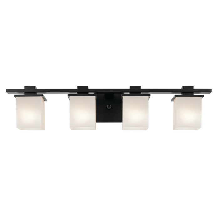 Myhouse Lighting Kichler - 45152BK - Four Light Bath - Tully - Black