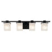 Myhouse Lighting Kichler - 45152BK - Four Light Bath - Tully - Black