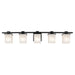 Myhouse Lighting Kichler - 45193BK - Five Light Bath - Tully - Black