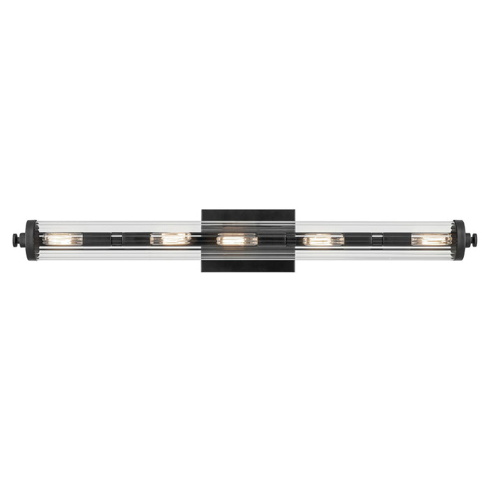 Myhouse Lighting Kichler - 45650BK - Five Light Bath - Azores - Black